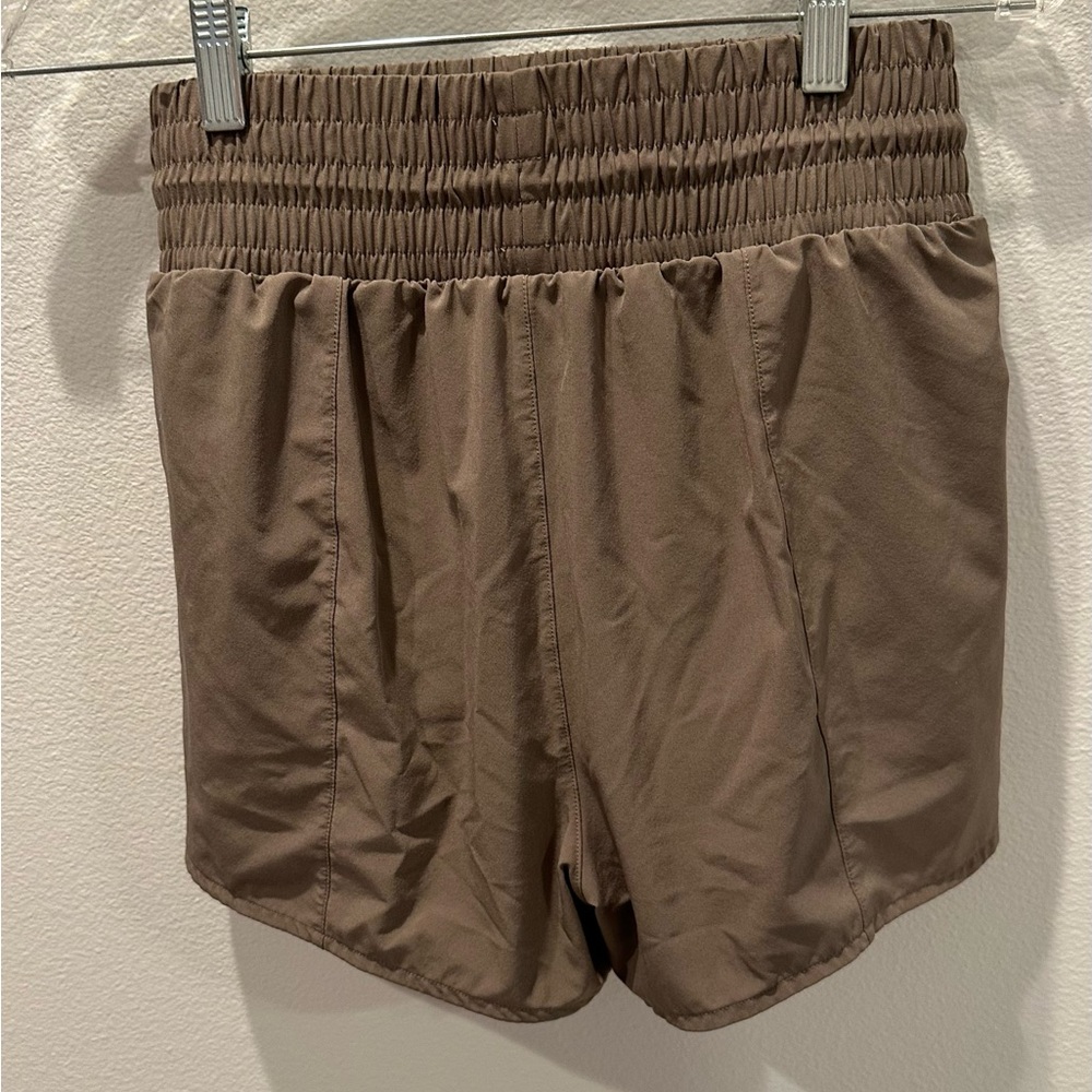 All in Motion High Waist Brown Athletic Shorts